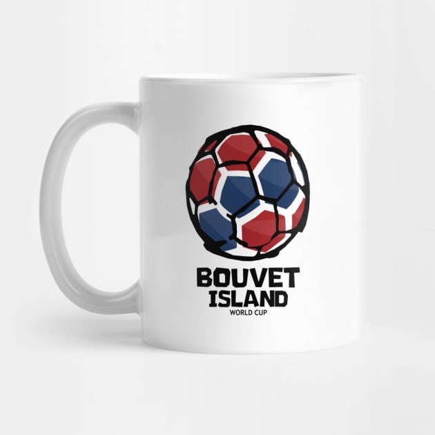 Bouvet Island Football Country Flag by KewaleeTee